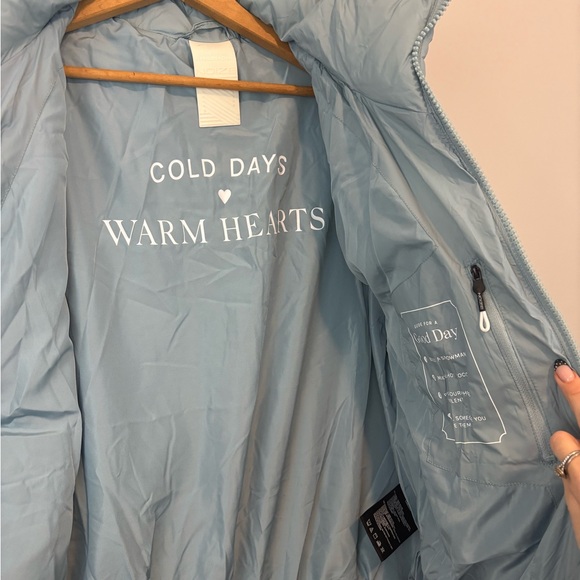 Noize Women's Avalon Light Blue Puffer Jacket - Picture 4 of 5